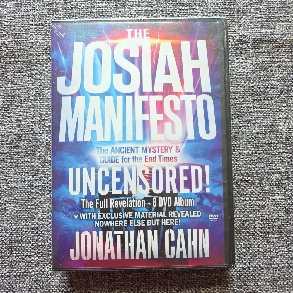 The Josiah Manifesto Uncensored 8 DVD Set Jonathan Cahn New Sealed End Times